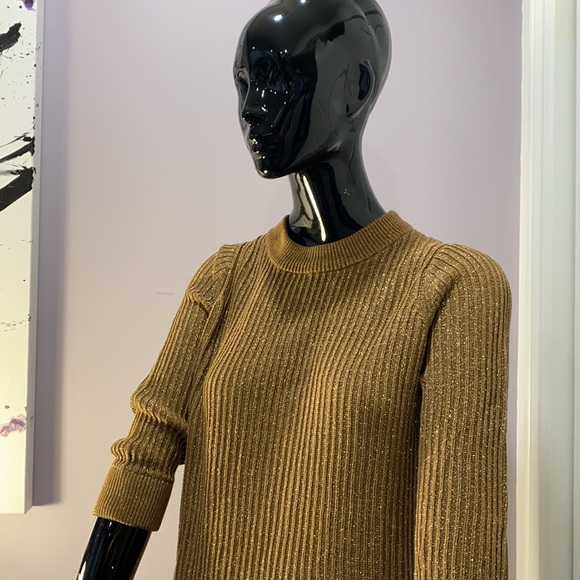 Gold length dress - Picture 3 of 4